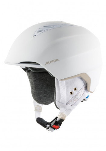 Lyžařská helma ALPINA GRAND LAVALAN,A9223.12 WHITE-PROSECCO MATT